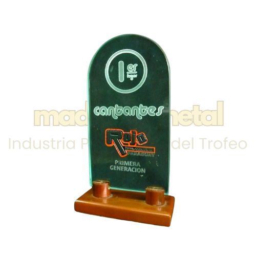 Imagen de Trofeo en vidrio personalizado - M20.635